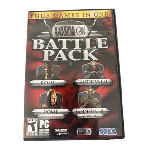 Sega Total War Battle Pack PC Game - Y2K Rome & Medieval